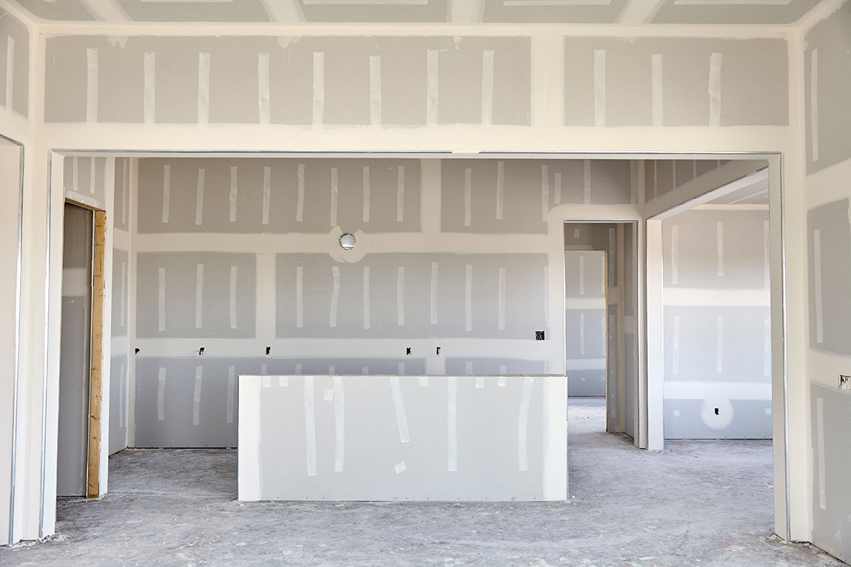 Drywall finished kitchen in Seattle