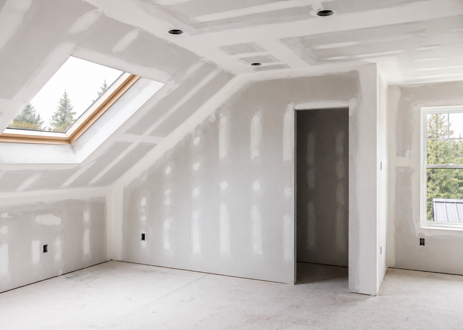 Professional drywall installation in a Seattle home